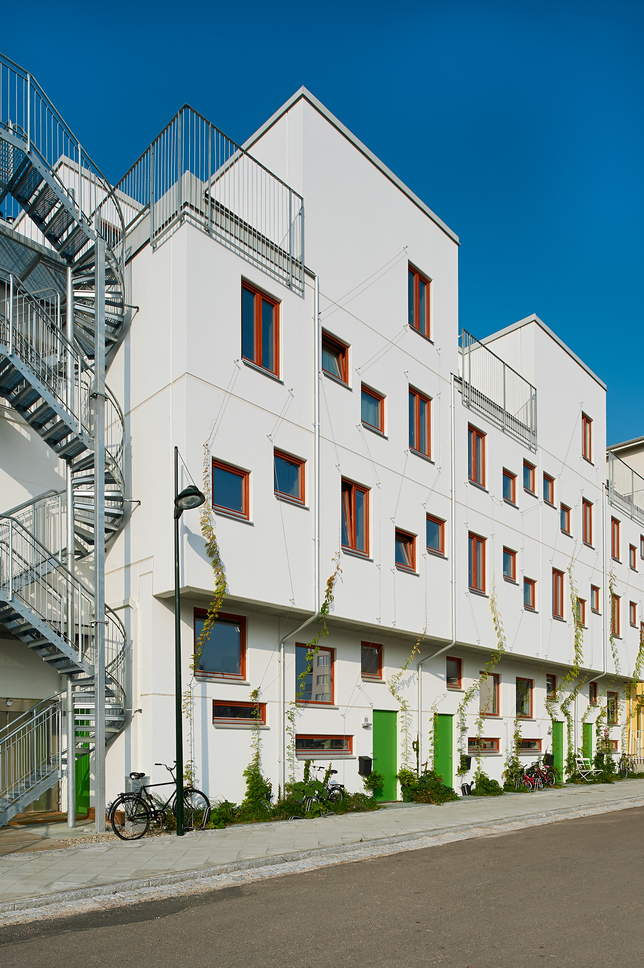 Fasad mot gatan